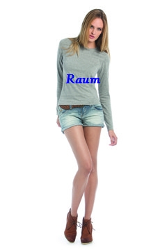 T-Shirt in Raum drucken